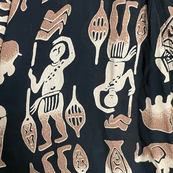 Chico’s Brown Black Aztec Button Down Cardigan 2/Large - Picture 6 of 6